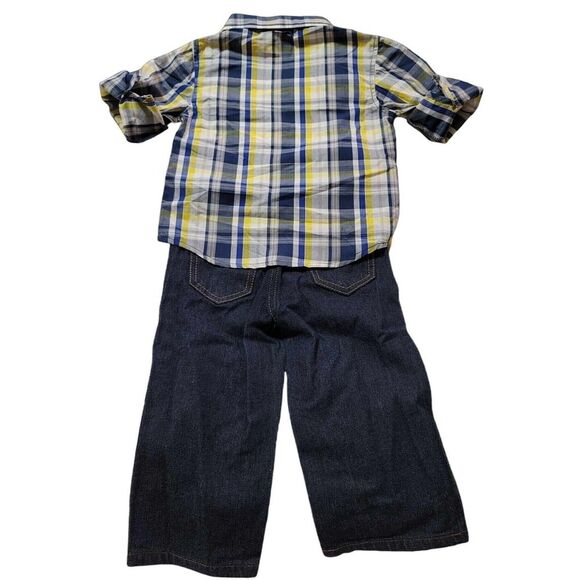Nautica Jean Set Button up long sleeve 24 MONTHS - Picture 1 of 16